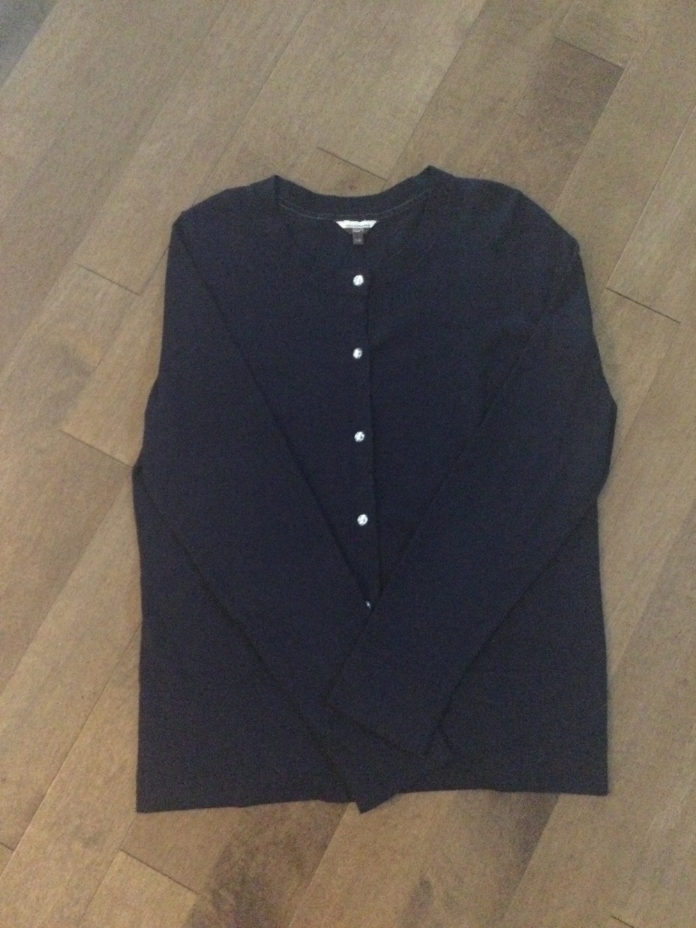 Womens long sleeve button up sweater
